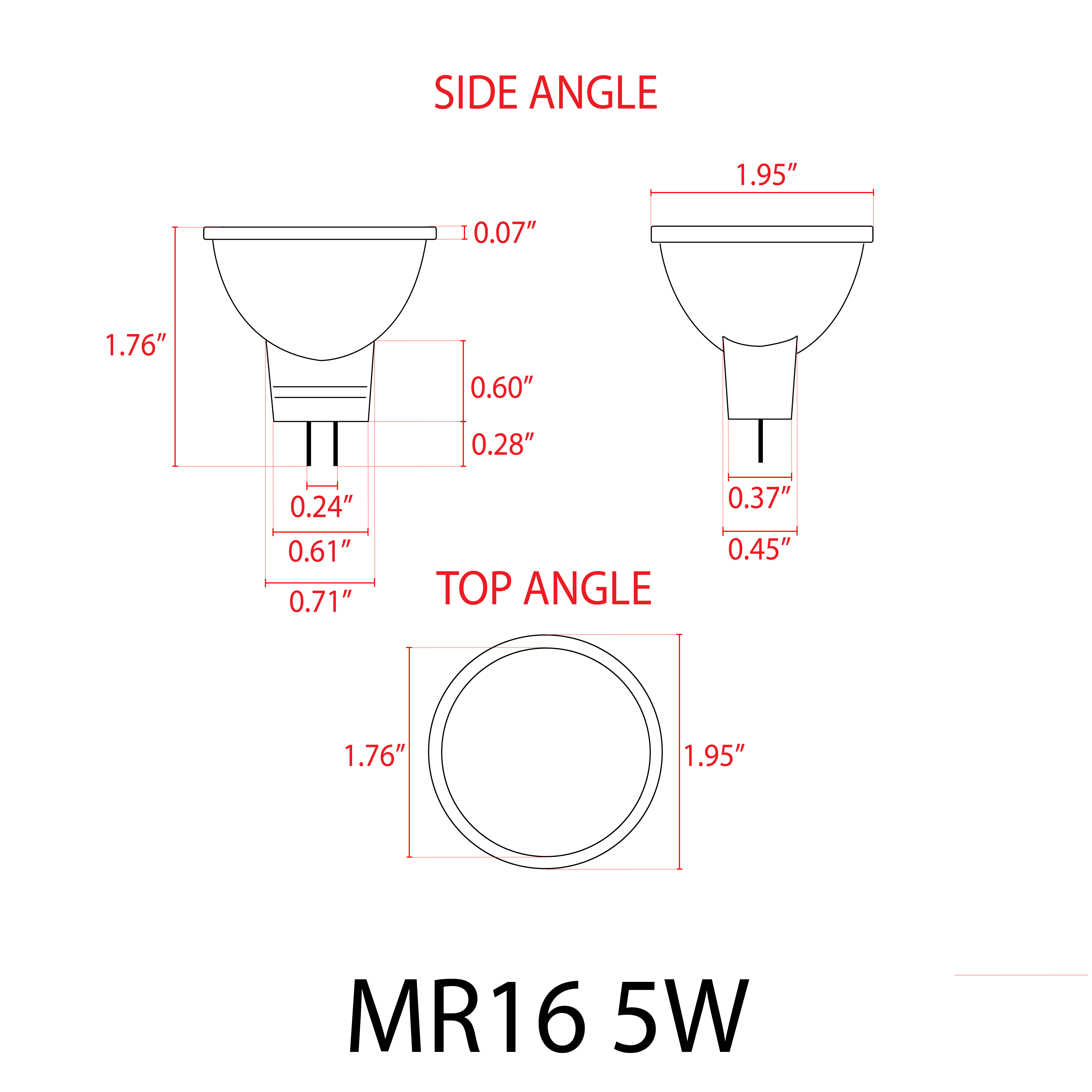 MR16 5W 12V Low Voltage LED Bulbs Dimmable Energy Saving Waterproof Light CE & RoHS Certified - Image 11