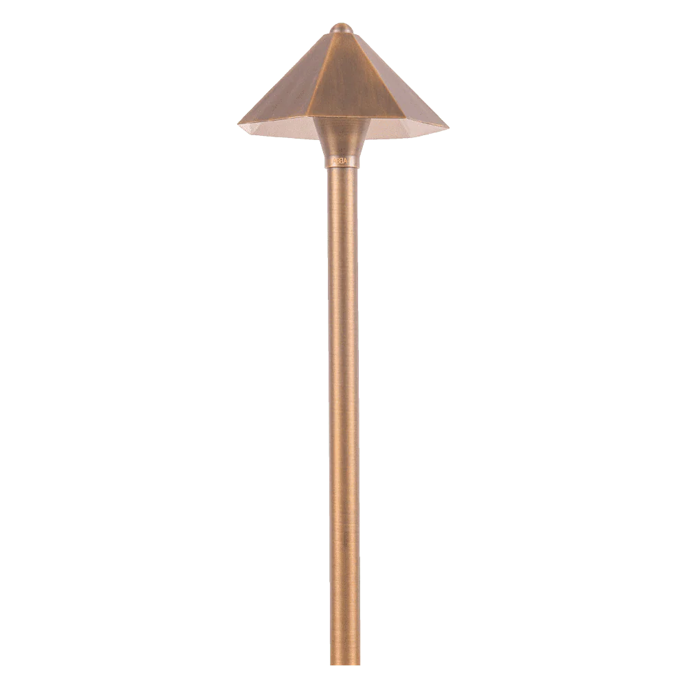 PLB11 Brass LED 12V Low Voltage Pathway Outdoor Lighting Landscape Fixture