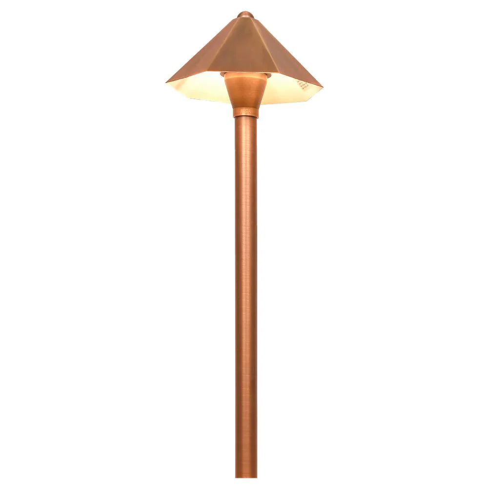 PLB11 Brass LED 12V Low Voltage Pathway Outdoor Lighting Landscape Fixture - Image 2