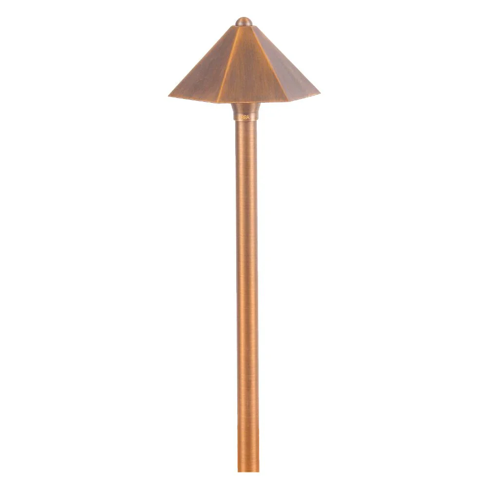 PLB11 Brass LED 12V Low Voltage Pathway Outdoor Lighting Landscape Fixture - Image 3