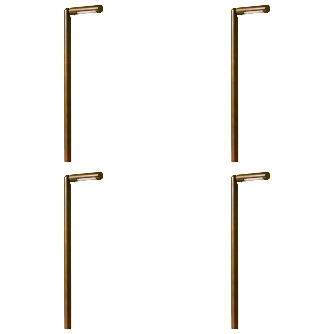 PLB16 4x/8x/12x Package Adjustable Lamp Ready Brass Round L-Shaped 12V Low Voltage Pathway Light 3W 3000K - Image 7