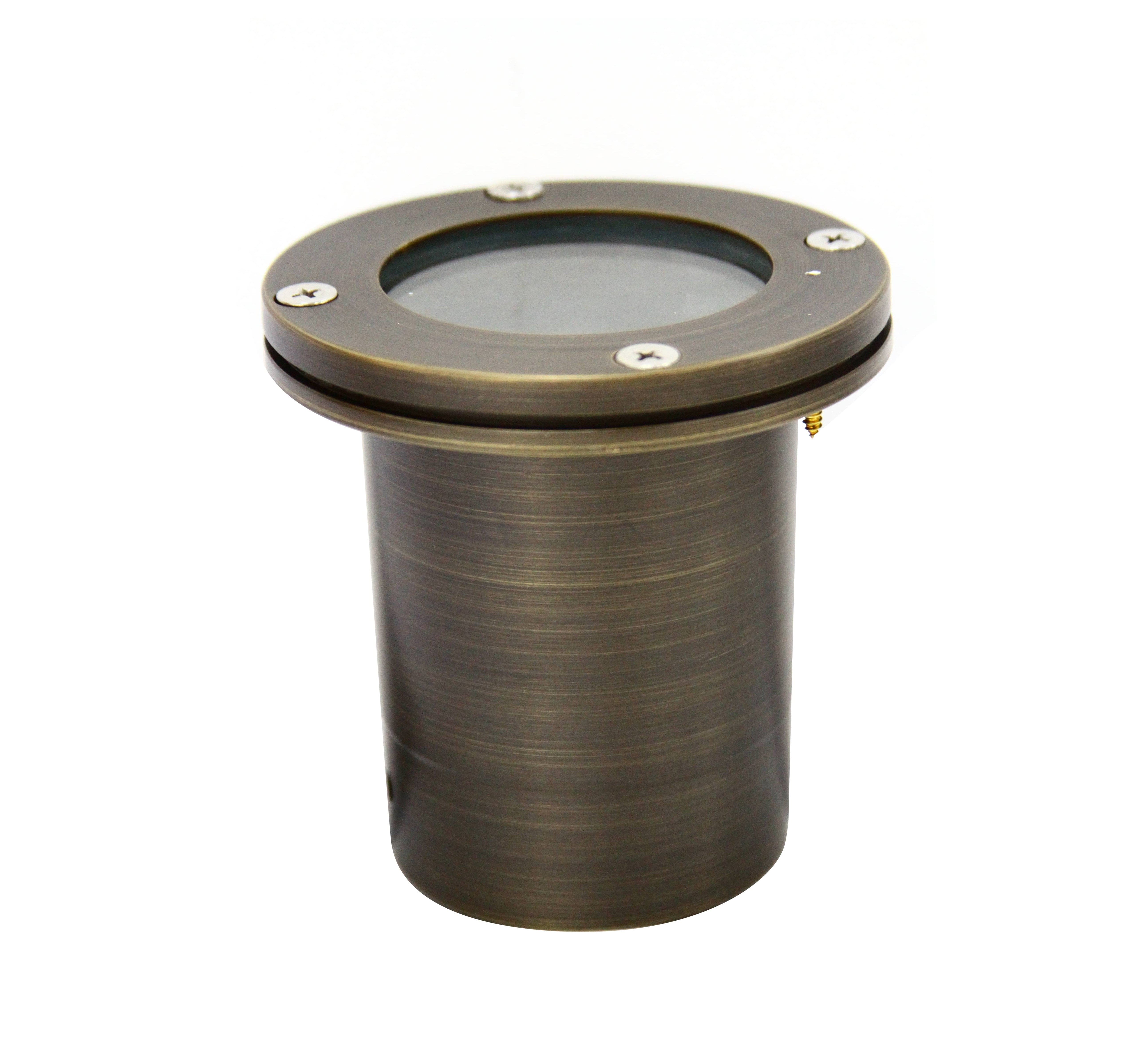 RGL8800 12x Package Cast Brass Bronze Low Voltage Round LED In-Ground Well Light IP65 Waterproof  [FINAL SALE] - Image 3