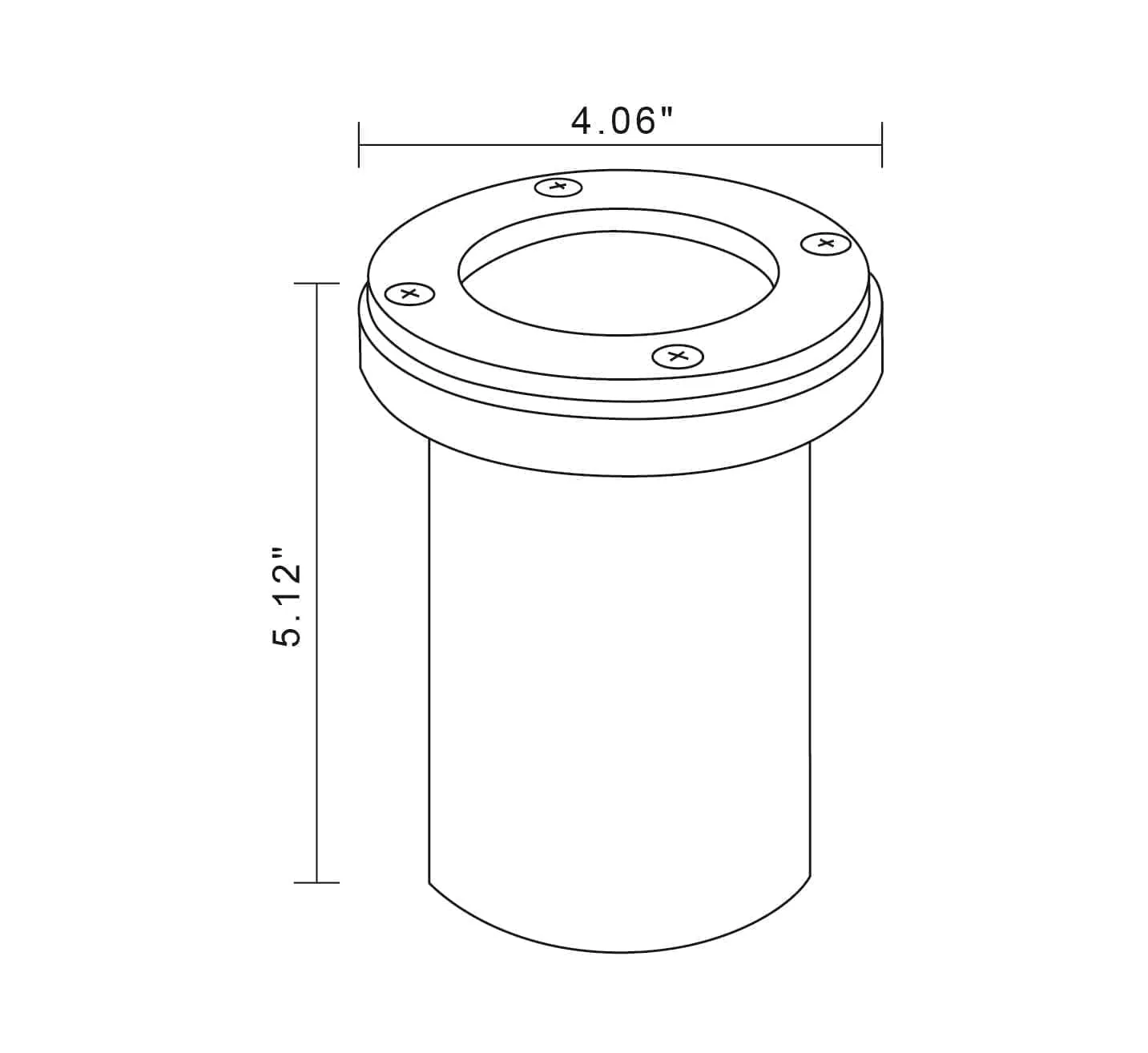 RGL8800 12x Package Cast Brass Bronze Low Voltage Round LED In-Ground Well Light IP65 Waterproof  [FINAL SALE] - Image 4