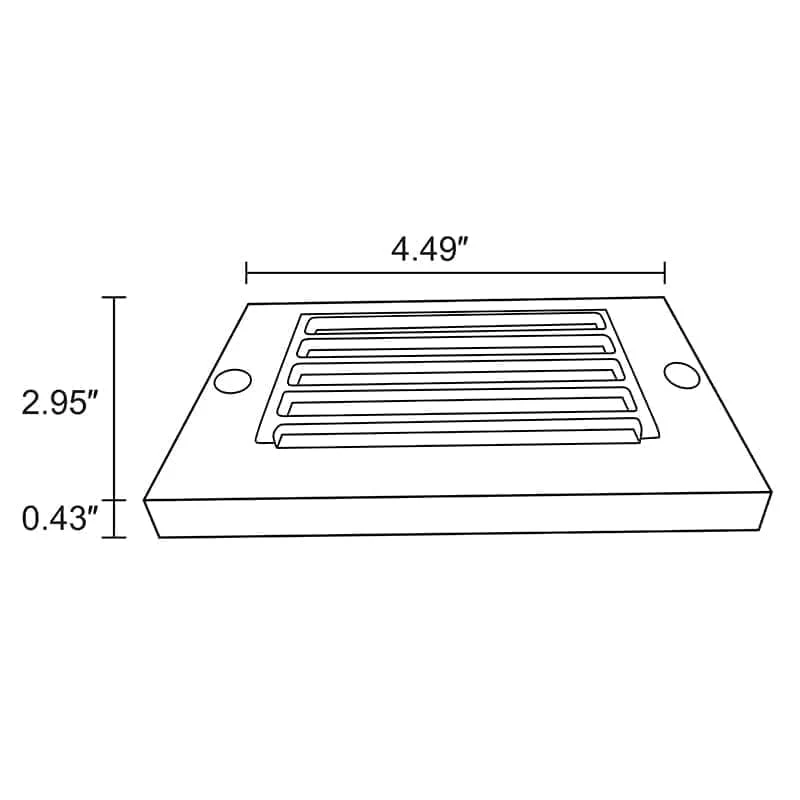 RSL8301 x12 Package 2W LED 2700K Surface Mounted Horizontal Outdoor & Indoor Recessed Step Light  [FINAL SALE] - Image 4