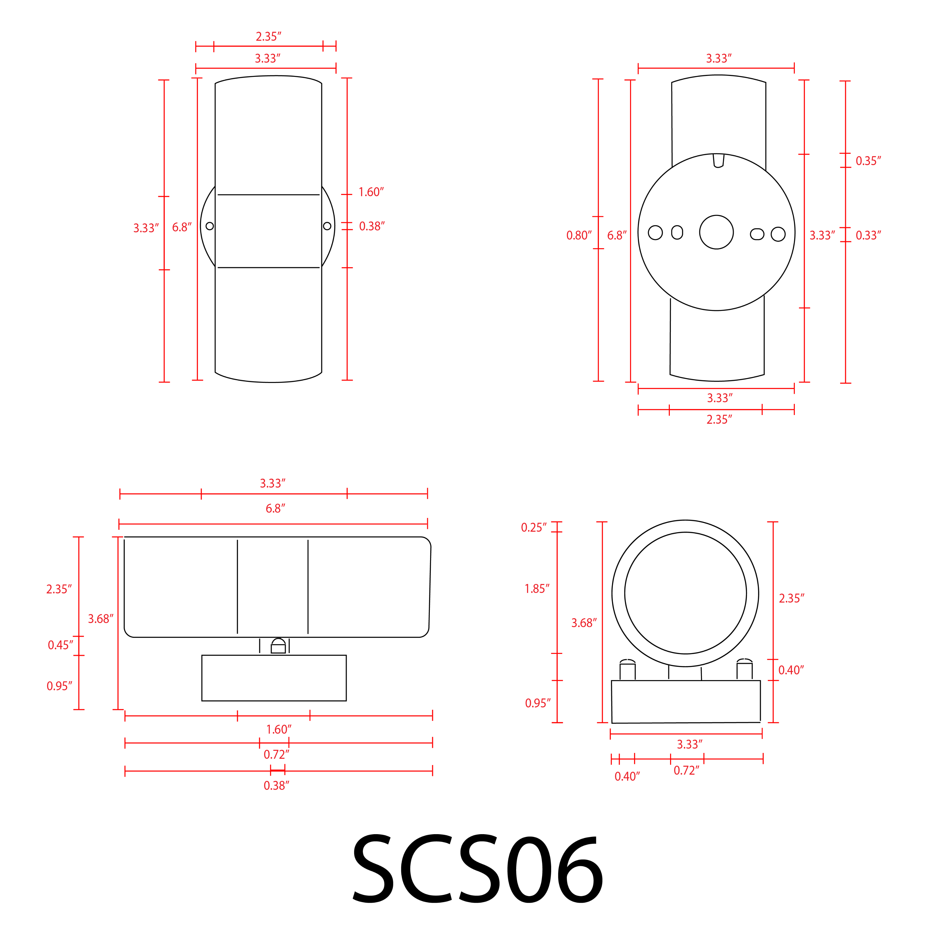 SCS06 LED Stainless Steel Cylinder Up Down Light 2 Directional Sconce Lighting 12V Low Voltage - Image 15