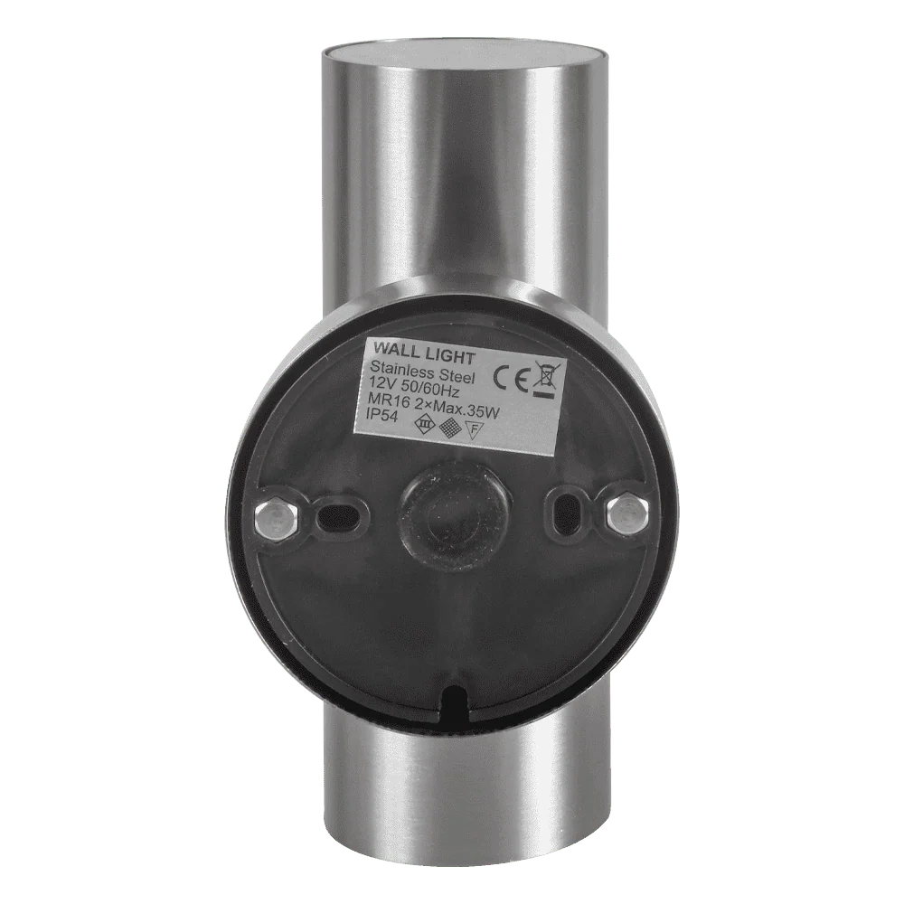 SCS06 LED Stainless Steel Cylinder Up Down Light 2 Directional Sconce Lighting 12V Low Voltage - Image 5