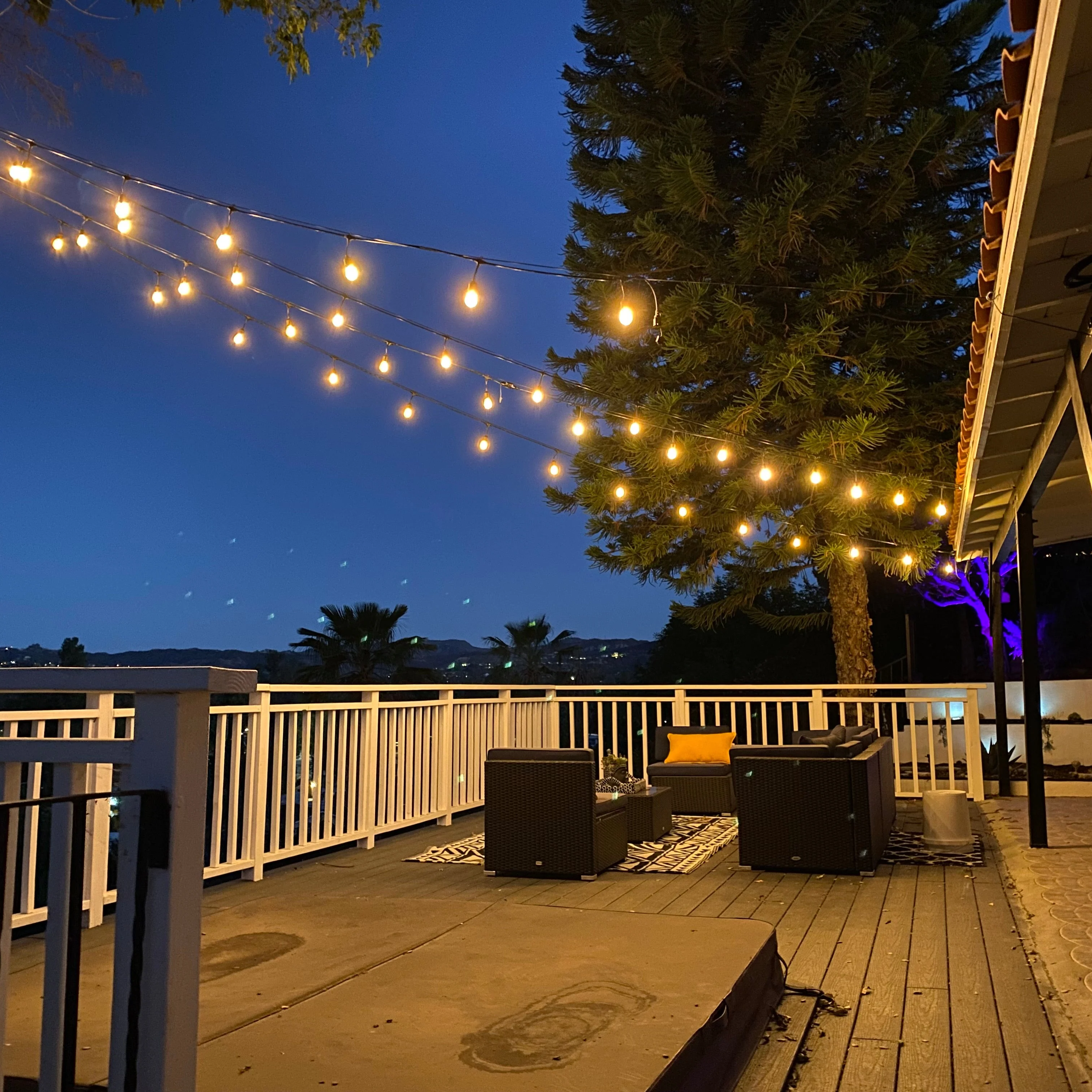 SL101 LED Low Voltage Bistro String Lights 40 FT Outdoor Weatherproof 12V Edison Bulbs with 100W DC Transformer and 55ft Hanging Kit Package Deal - Image 13