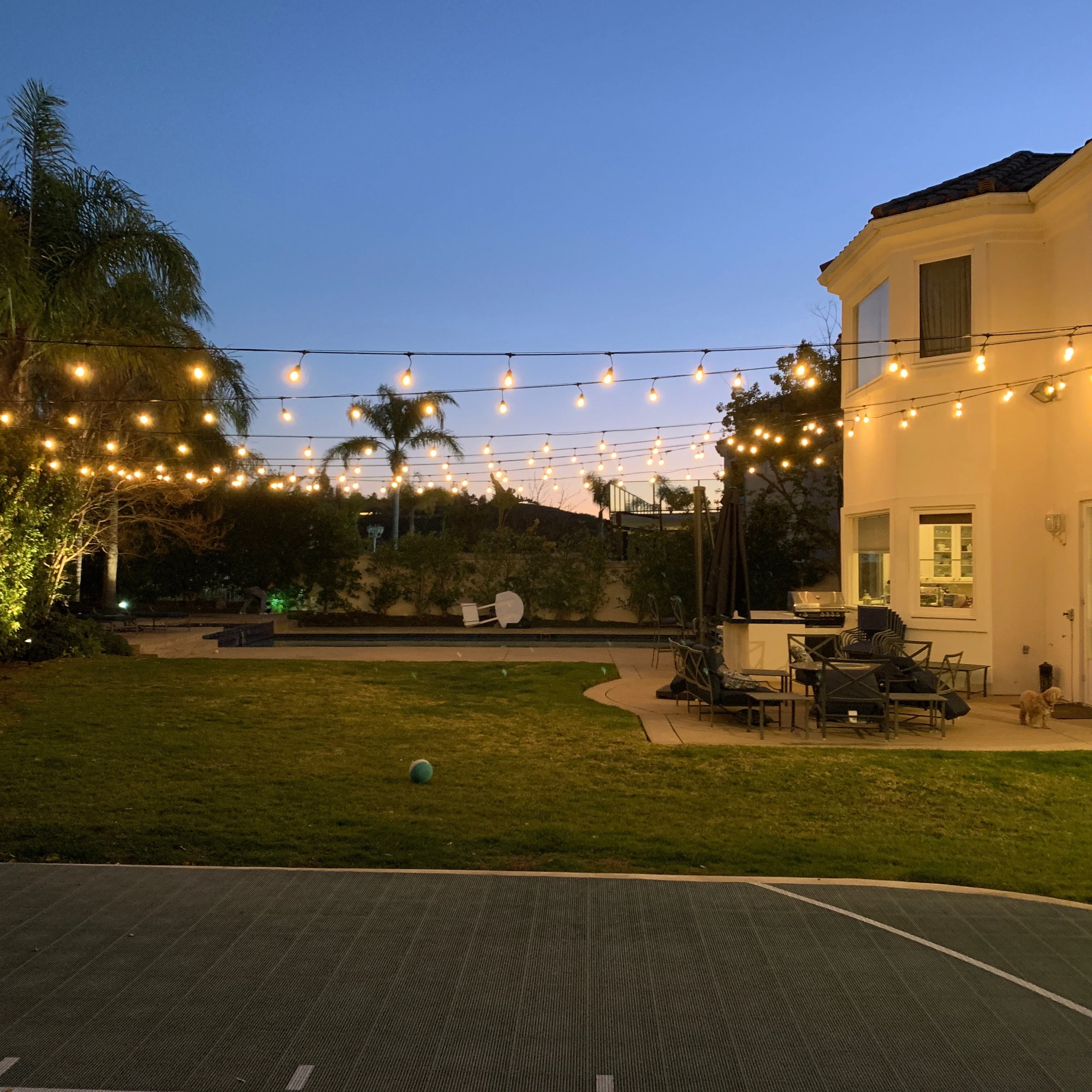 SL103 2800K Warm White LED Low Voltage Bistro String Lights 50 FT Outdoor Weatherproof 10pcs Connect Anywhere 12V Edison Bulbs - Image 13