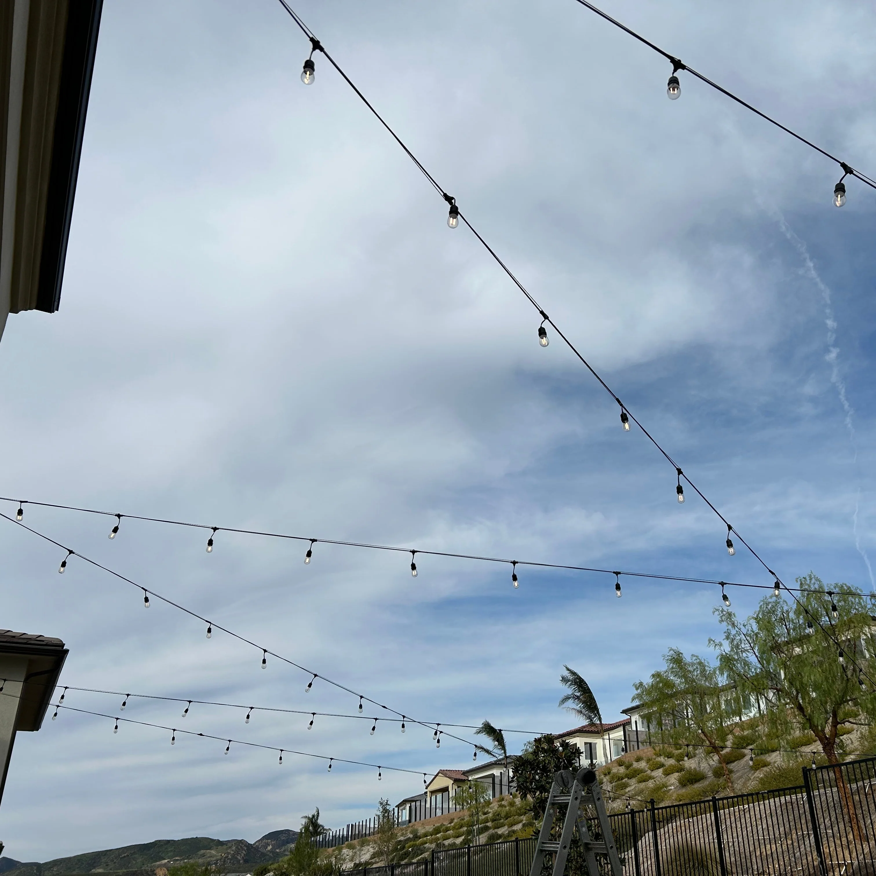 SL103 2800K Warm White LED Low Voltage Bistro String Lights 50 FT Outdoor Weatherproof 10pcs Connect Anywhere 12V Edison Bulbs - Image 9