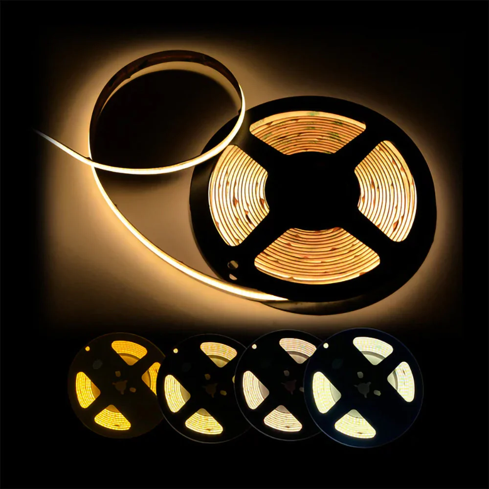 SLD07 Dotless Linear LED Tunable CCT (2700K-6500K) 4.5W/ft for 10mm COB Strip Lights Low Voltage DC24V Tape Light - Image 3