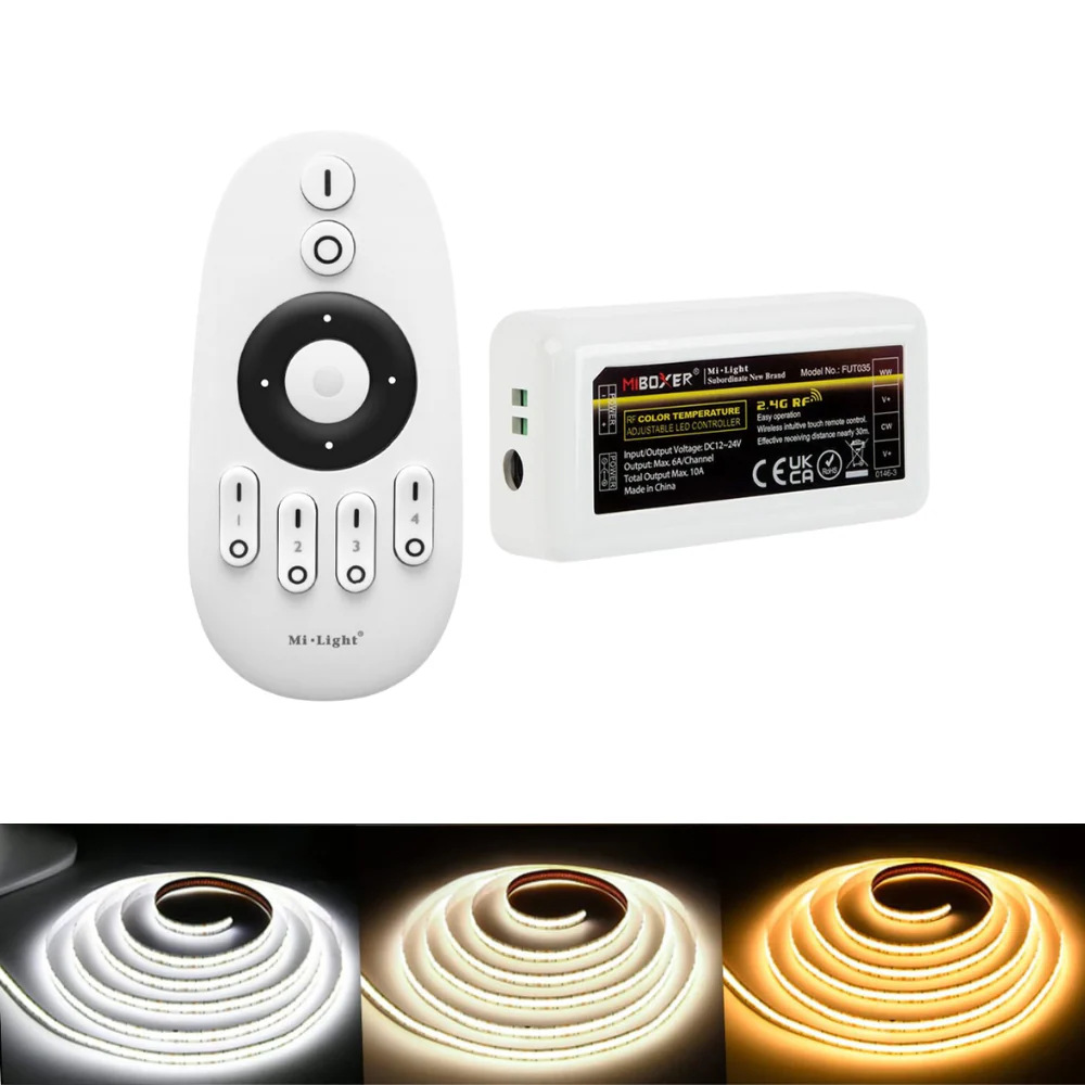SLD07 Dotless Linear LED Tunable CCT (2700K-6500K) 4.5W/ft for 10mm COB Strip Lights Low Voltage DC24V Tape Light - Image 15