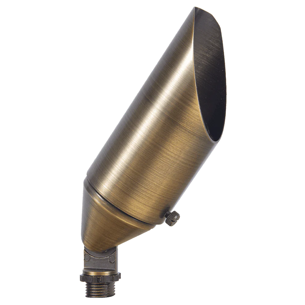 SPB04 4x/8x/12x Package Adjustable 12V Low Voltage LED Bullet Landscape Brass Spotlight Outdoor Lighting with 3W 3000K Bulb - Image 12