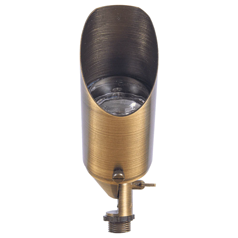 SPB04 4x/8x/12x Package Adjustable 12V Low Voltage LED Bullet Landscape Brass Spotlight Outdoor Lighting with 3W 3000K Bulb - Image 15
