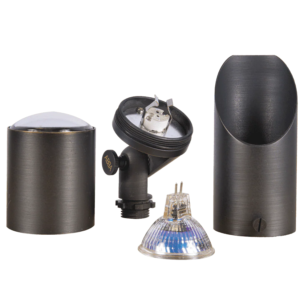 SPB04 4x/8x/12x Package Adjustable 12V Low Voltage LED Bullet Landscape Brass Spotlight Outdoor Lighting with 3W 3000K Bulb - Image 20