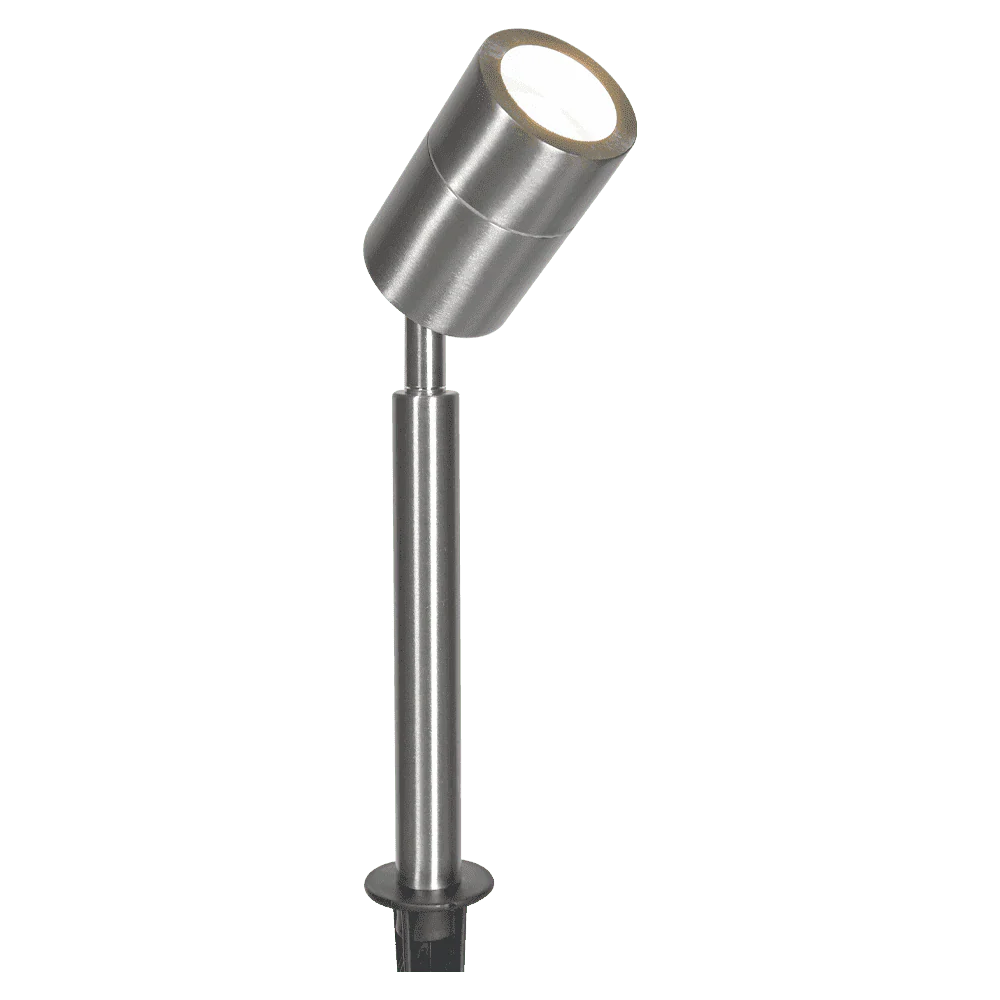 SPS02 4x/8x/12x Package 12V Low Voltage LED Stainless Steel Spotlight Adjustable Up Lighting Fixtures with 3W 3000K Bulb - Image 5