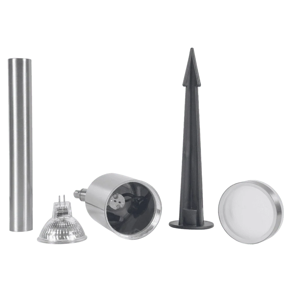 SPS03 4x/8x/12x Package LED Stainless Steel 12V Low Voltage Outdoor Spotlight Adjustable Up Lighting Fixtures with 3W 3000K Bulb - Image 14