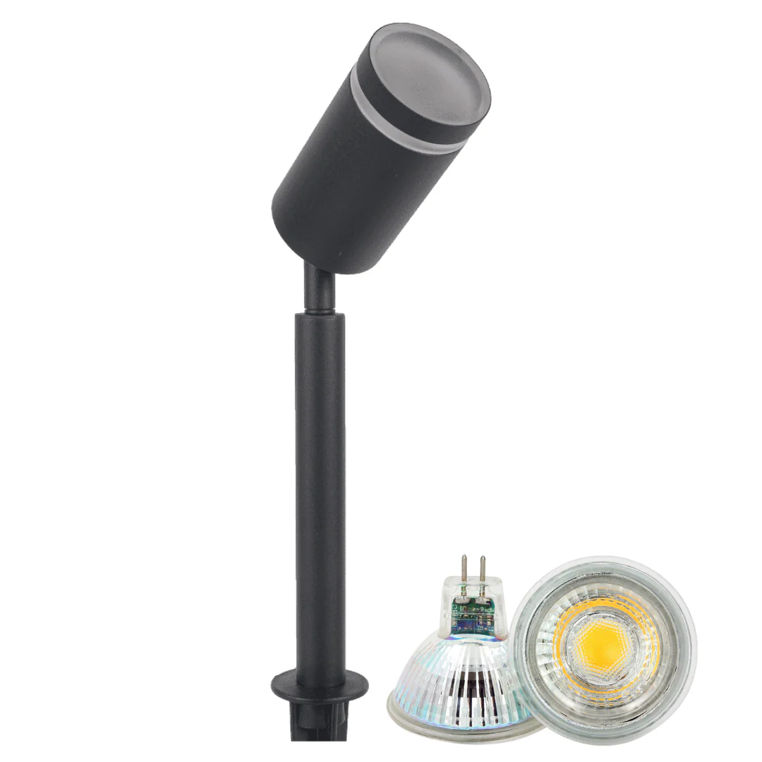 SPS03 4x/8x/12x Package LED Stainless Steel 12V Low Voltage Outdoor Spotlight Adjustable Up Lighting Fixtures with 3W 3000K Bulb - Image 4
