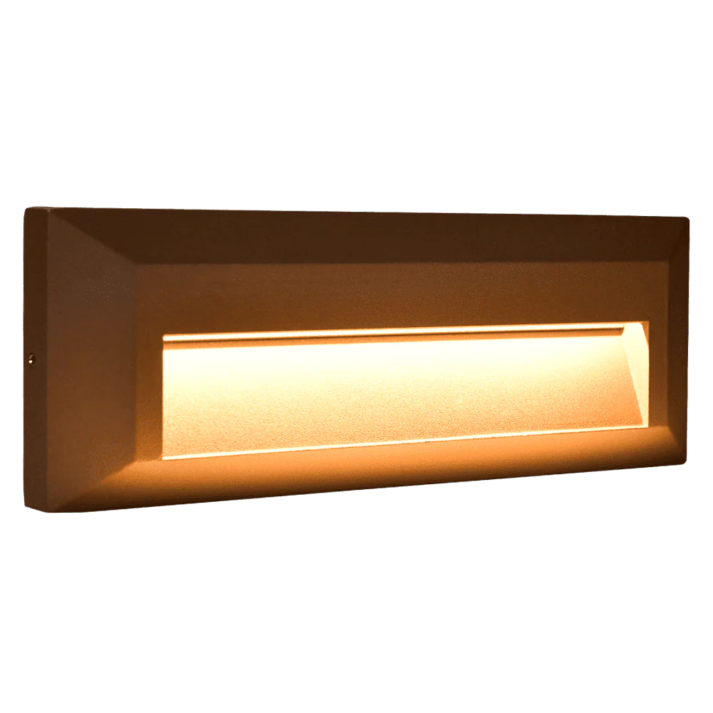 STA04 3+3W 3CCT 3000K/4000K/5000K 12V Low Voltage Cast Aluminum Rectangular Surface Mount LED Step or Deck Light - Image 7