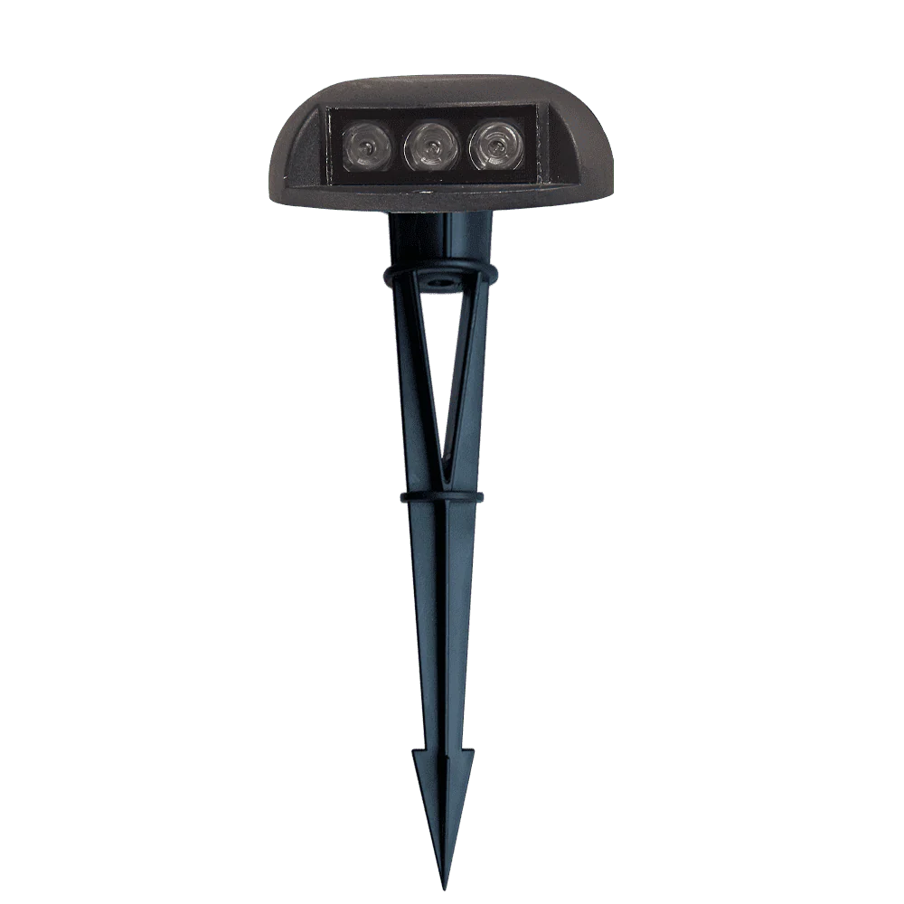 STA05 3W 12V Low Voltage Cast Aluminum Round Surface Mount LED Step or Deck Light - Image 4