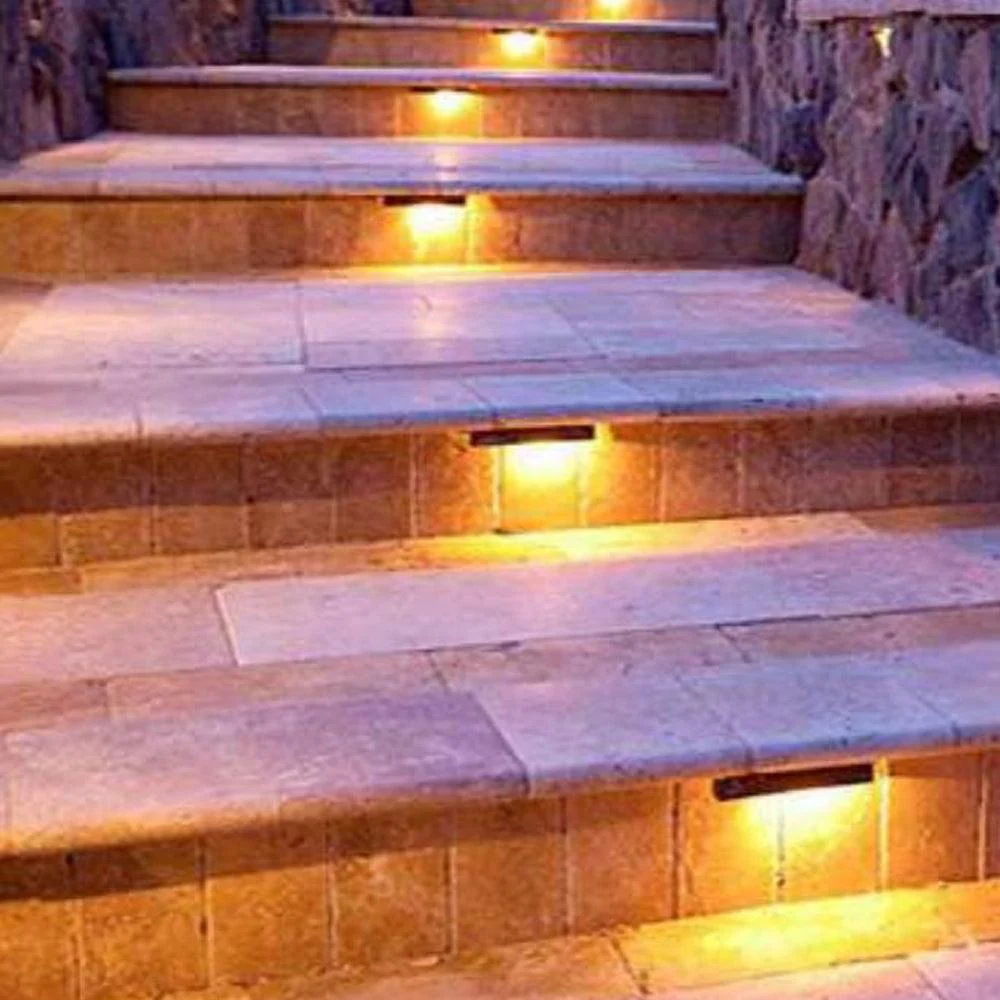 STB05 1.5W 2700K or 3000K 12V Low Voltage Aluminum Hardscape Paver Light Retaining Wall LED Step Lighting - Image 10