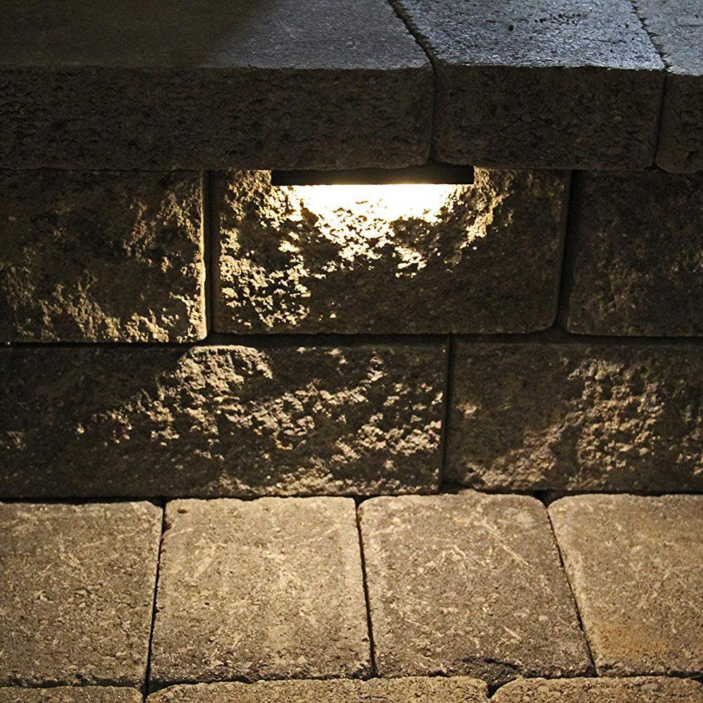 STB05 1.5W 2700K or 3000K 12V Low Voltage Aluminum Hardscape Paver Light Retaining Wall LED Step Lighting - Image 9