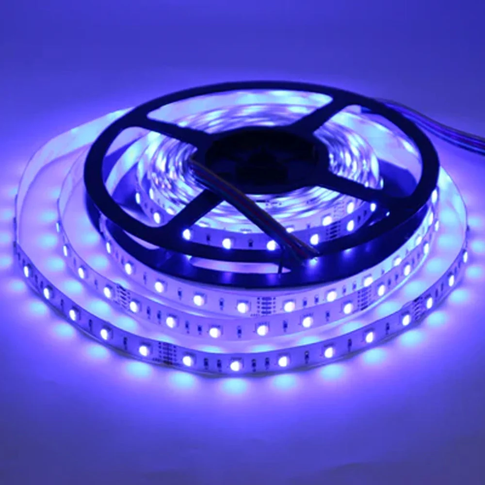 SL08 Strip Light RGBW 5050 4.5W/ft 12mm DC24V Low Voltage LED Indoor IP20 UL SMD Tape Light - Image 4