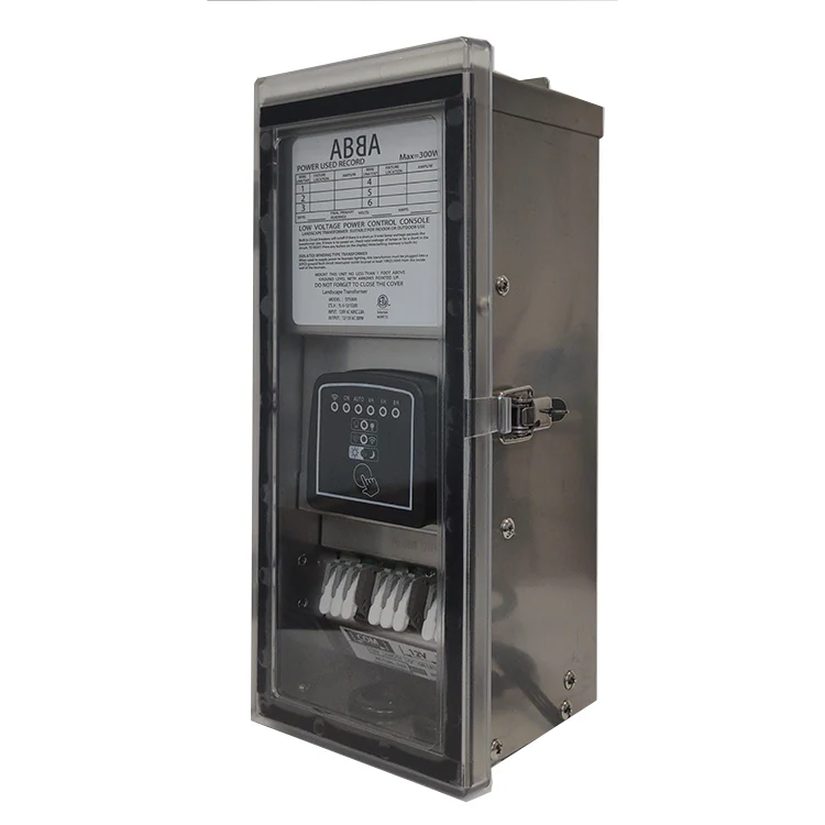 STS300 AC 300W 12V, 15V Low Voltage Stainless Steel Transformer with Photocell & Timer IP65 - Image 10