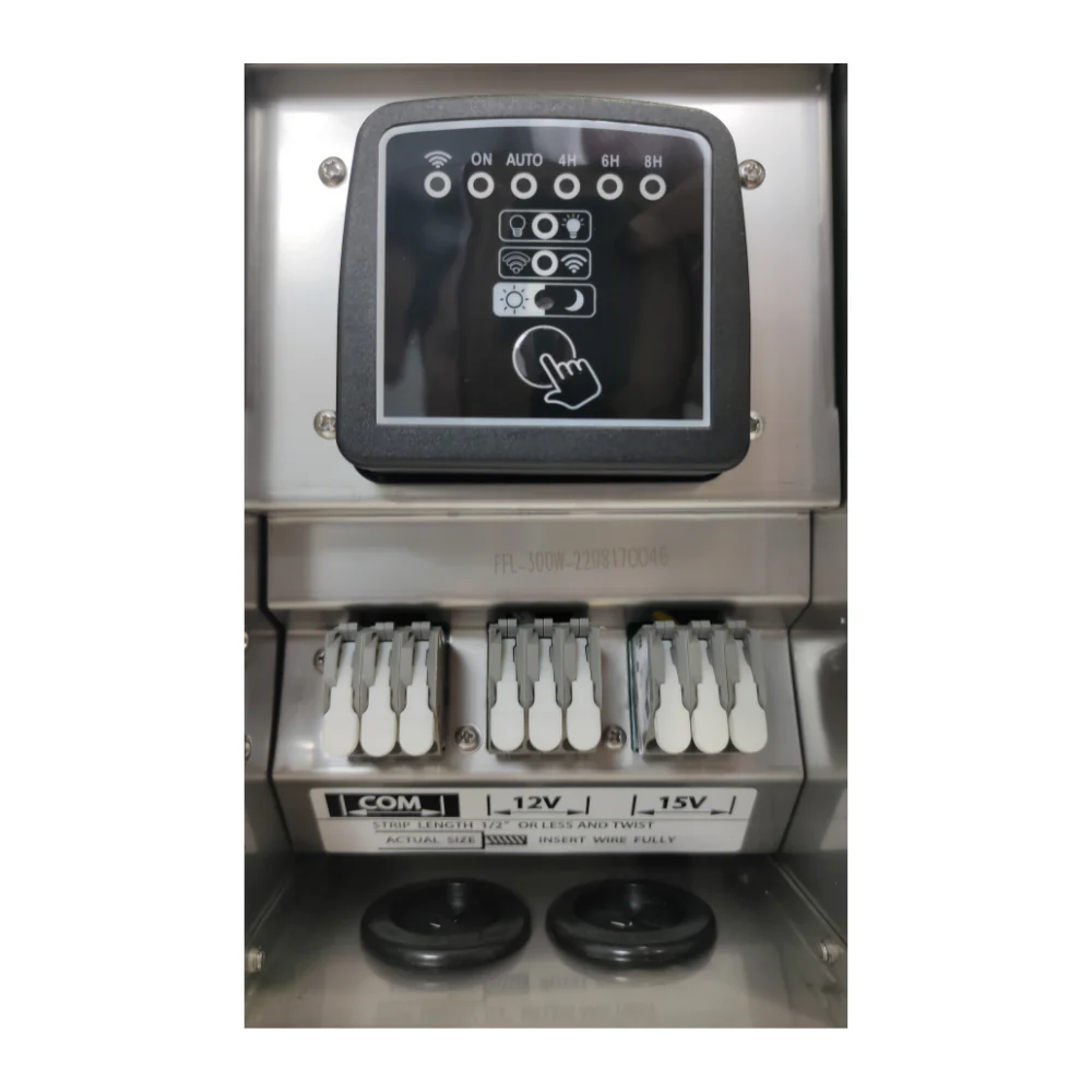 STS300 AC 300W 12V, 15V Low Voltage Stainless Steel Transformer with Photocell & Timer IP65 - Image 11