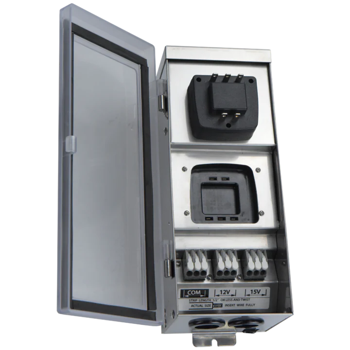 STS300 AC 300W 12V, 15V Low Voltage Stainless Steel Transformer with Photocell & Timer IP65 - Image 4