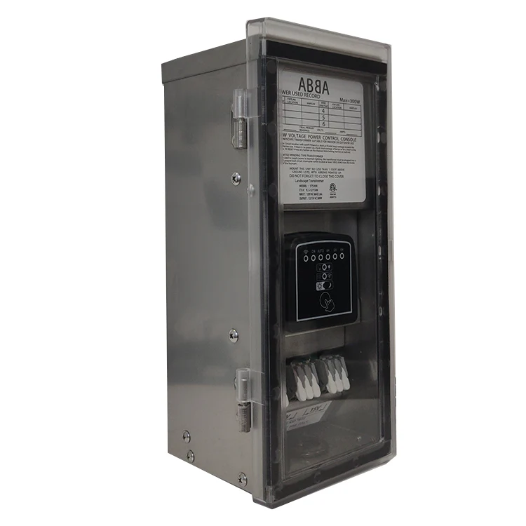STS300 AC 300W 12V, 15V Low Voltage Stainless Steel Transformer with Photocell & Timer IP65 - Image 6
