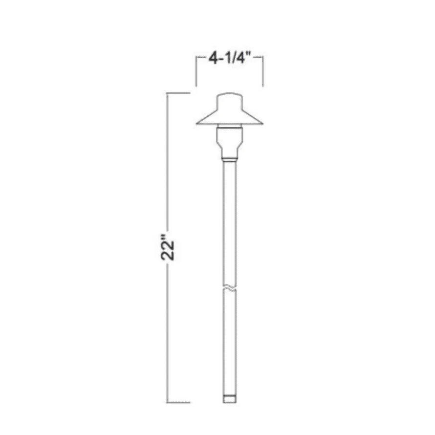 BPLP09 Tulay SH 18" Black Brass Path Light 4x/8x/12x G4 2W Dimmable 2700K Package Low Voltage Outdoor Lighting - Image 8