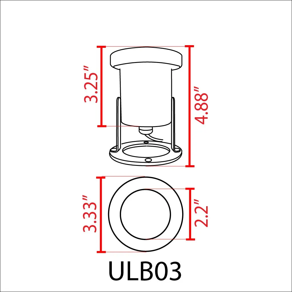 ULB03 12V Low Voltage Stainless Steel Underwater Landscape LED Fountain Light Pond Lighting IP68 - Image 16