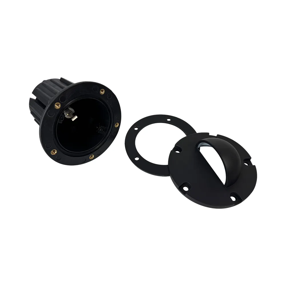 UNB02 Cast Brass 12V Low Voltage Half Moon Round LED In-ground Well Light IP65 Waterproof - Image 15
