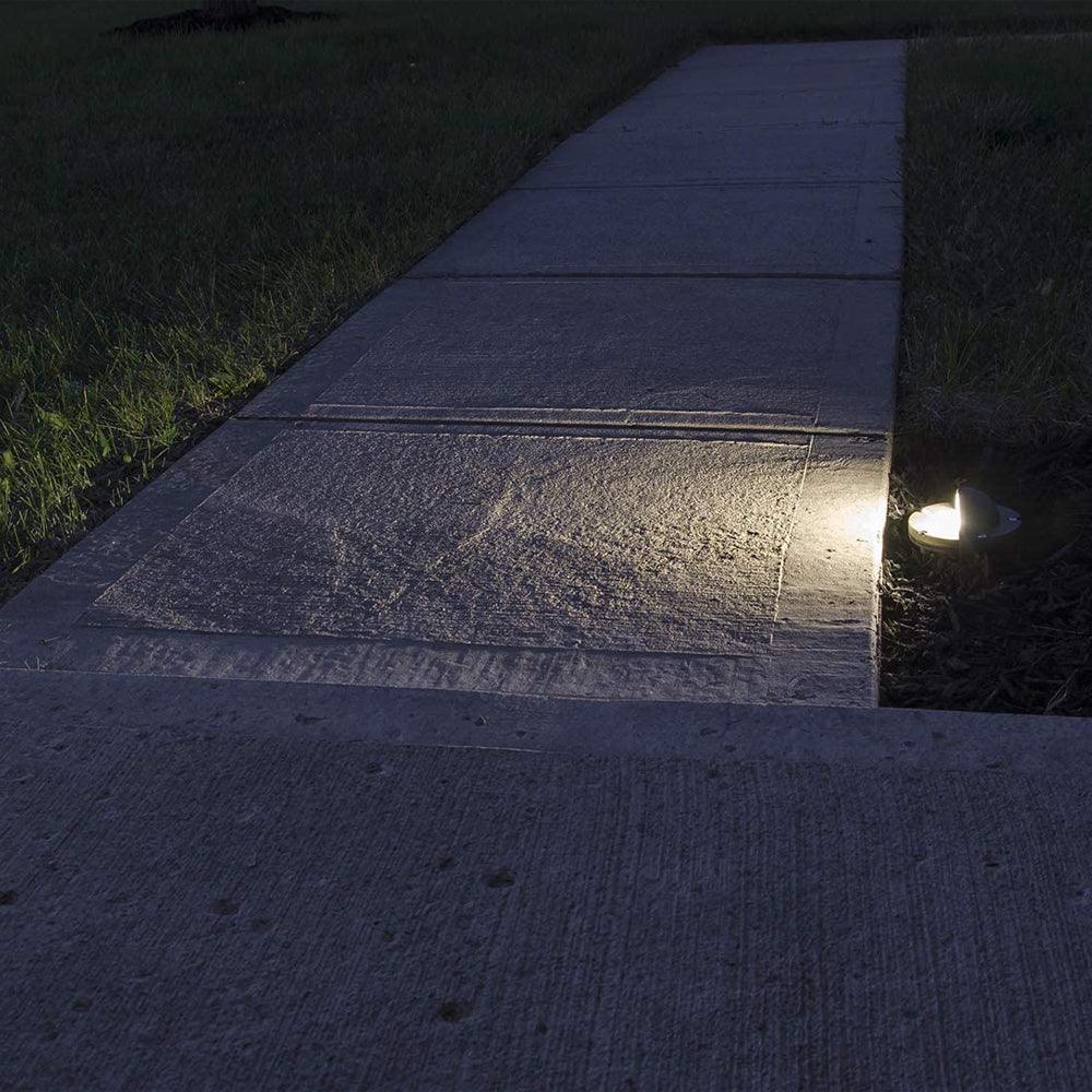 UNB02 Cast Brass 12V Low Voltage Half Moon Round LED In-ground Well Light IP65 Waterproof - Image 16
