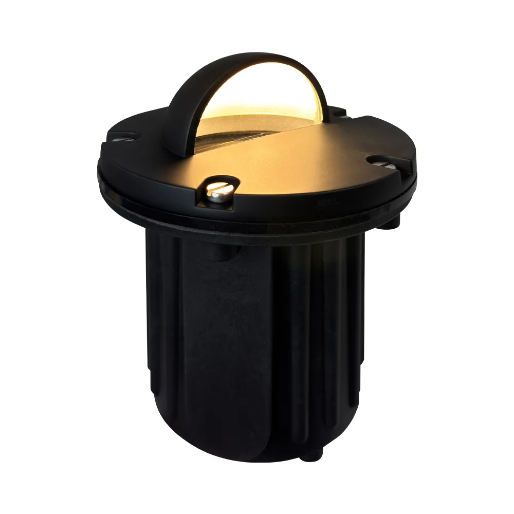 UNB02 Cast Brass 12V Low Voltage Half Moon Round LED In-ground Well Light IP65 Waterproof - Image 7