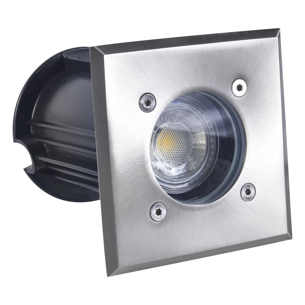 UNS01 12V Low Voltage LED In-Ground Well Light Square Stainless Steel Landscape Lighting Waterproof - Image 10